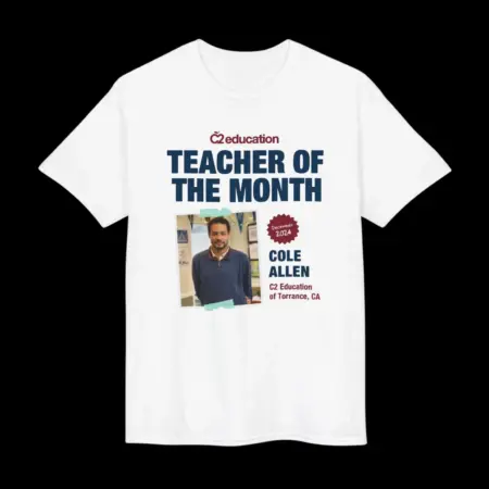 Cole Thomas Allen Teacher of the Month Shirt