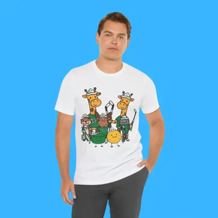 Dallas Stars Cartoon Group Illustration Shirt