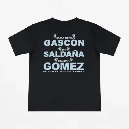 Karla Sofía Gascón Zoe Saldaña and Selena Gomez Shirt