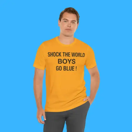 Shock The World Boys Go Blue Shirt