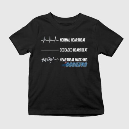 Heartbeat Watching Dodgers Shirt